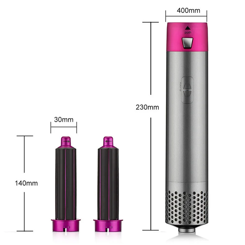 Hot Air Styler Comb Curling Iron Roll Styling Brush Hair Dryer Blow 5 In 1 Rotating Brush With Nozzles 3 Heat Setting.jpg