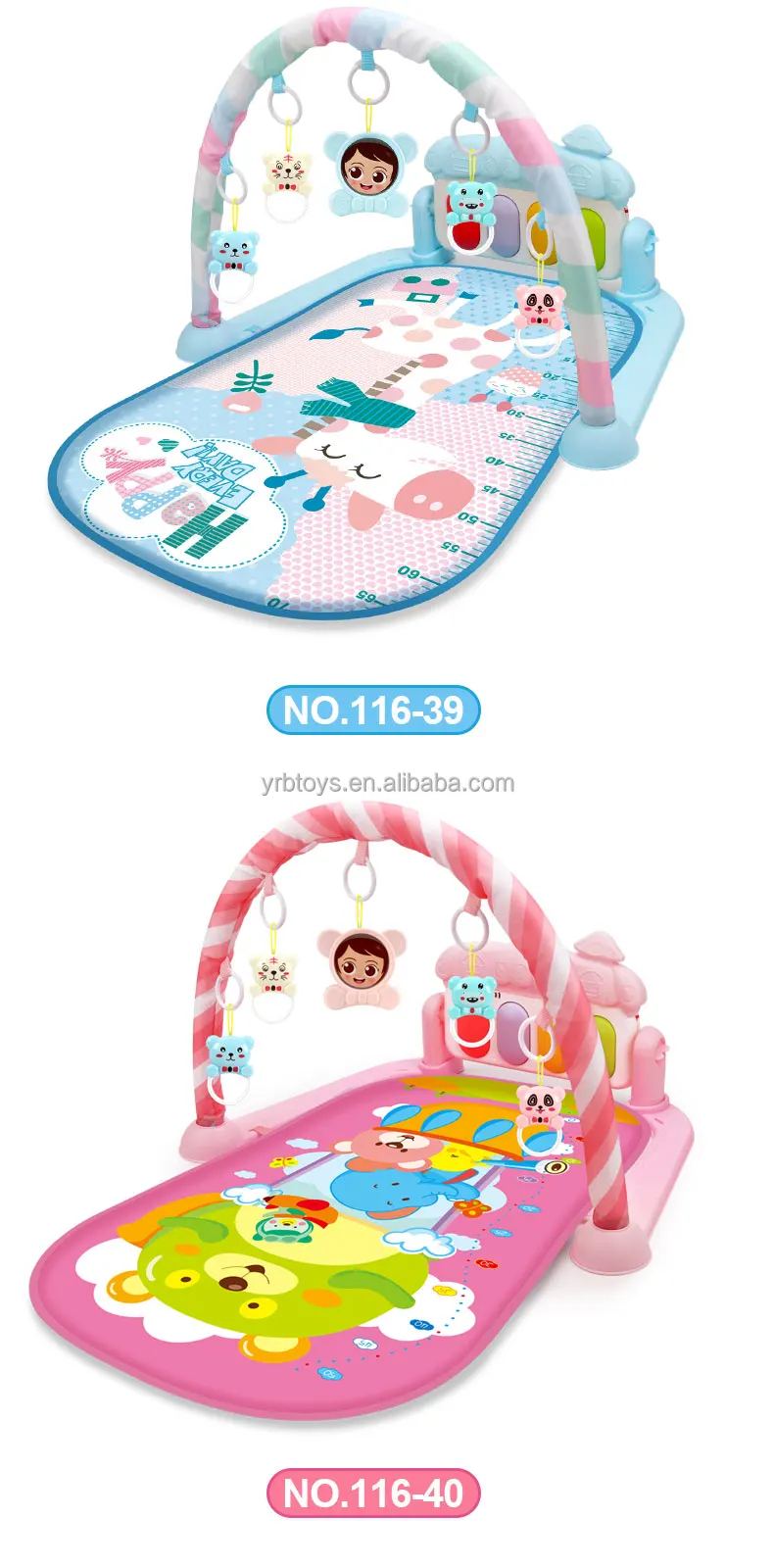 Oem Customized Special Offer Game Blanket Baby Activity Gym Mat Musical