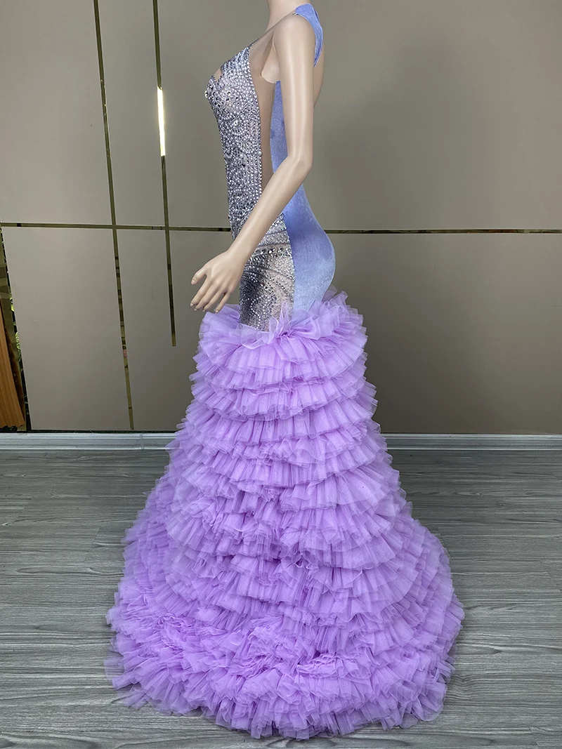 NOVANCE Y3653 Trending Dress 2024 New Arrivals Prom Dresses Ball Gown  Purple Elegant Dress for Evening Party
