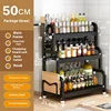 50CM noir 3 couches -4 accessoires