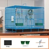 Bleu 50*34*39 [Plateau + 2 auge + poteau debout]