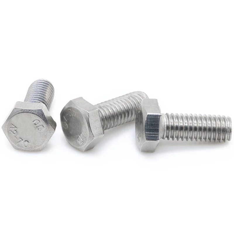 M6x75mm Hex Bolts 304 Stainless Steel Hexagon Screw Bolt