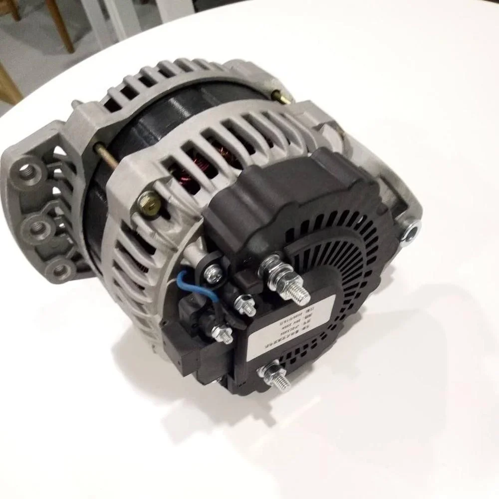 High Output 100a Current Output 48V Dc 5Kw/10Kw/15Kva Build-In Regulator/Pulley Generator Low Rpm Car Alternator