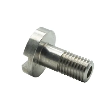 High Precision OEM Hardware Fasteners Custom Micro Slotted Stainless Steel Half Thread Screw Fast Delivery From Factory