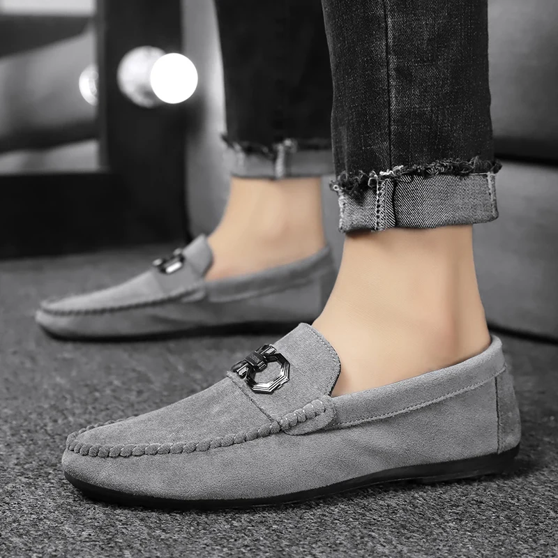Hot Selling Wholesale Comfortable Casual Daily Mens Loafers Office Working Driving Shoes