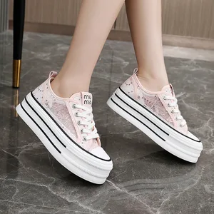 BR610 Summer Casual Board Shoes Trendy Women's Height Increase Breathable Women's Running Shoe