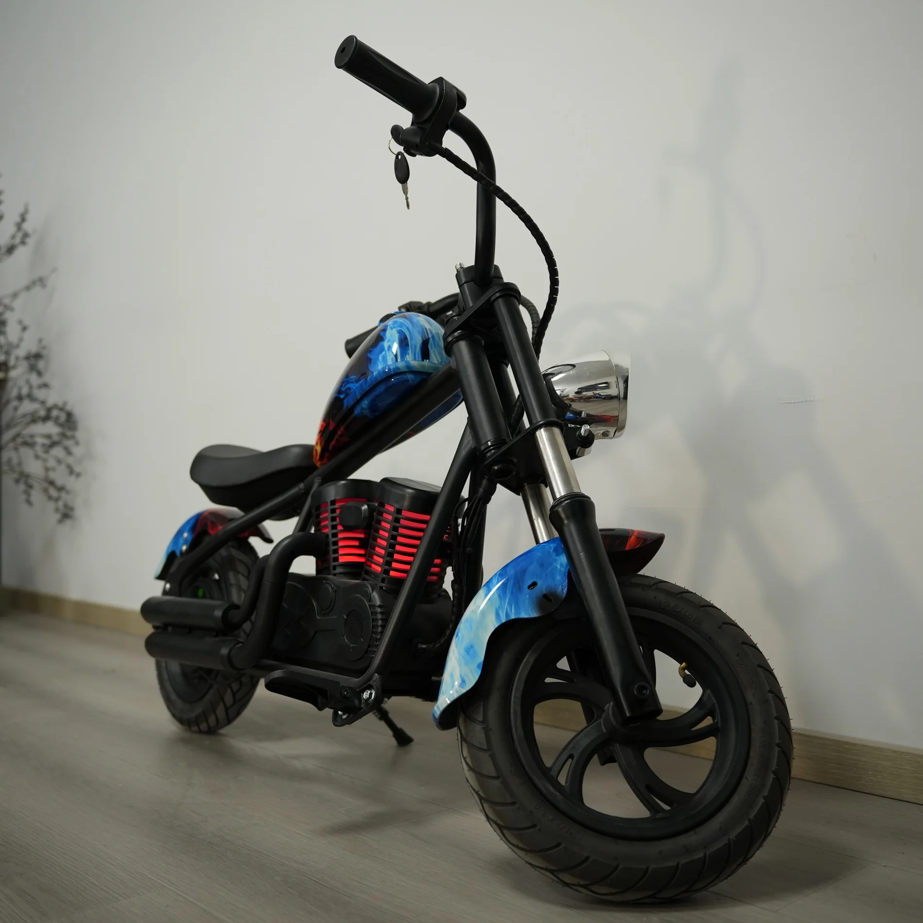 Factory Direct 24V200W Electric Motorcycles for Kids 6-7Km Range Citycoco Scooter for Children