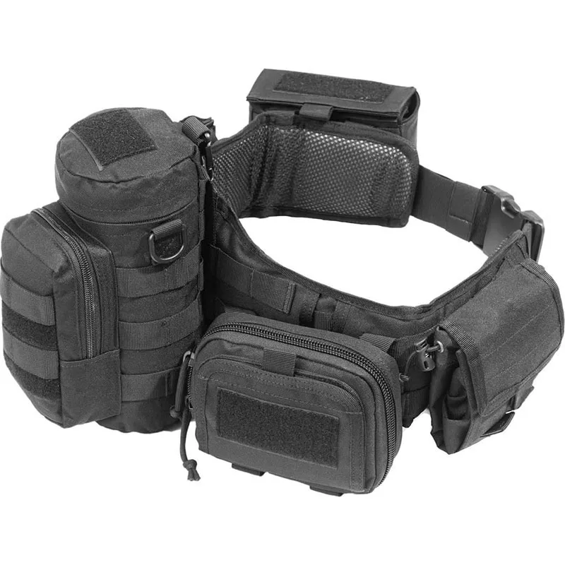 High Duty High Material Comfortable Tactical Belt Tactical Duty Belts Breathable Mesh Utility Belt with Accessories Pouches