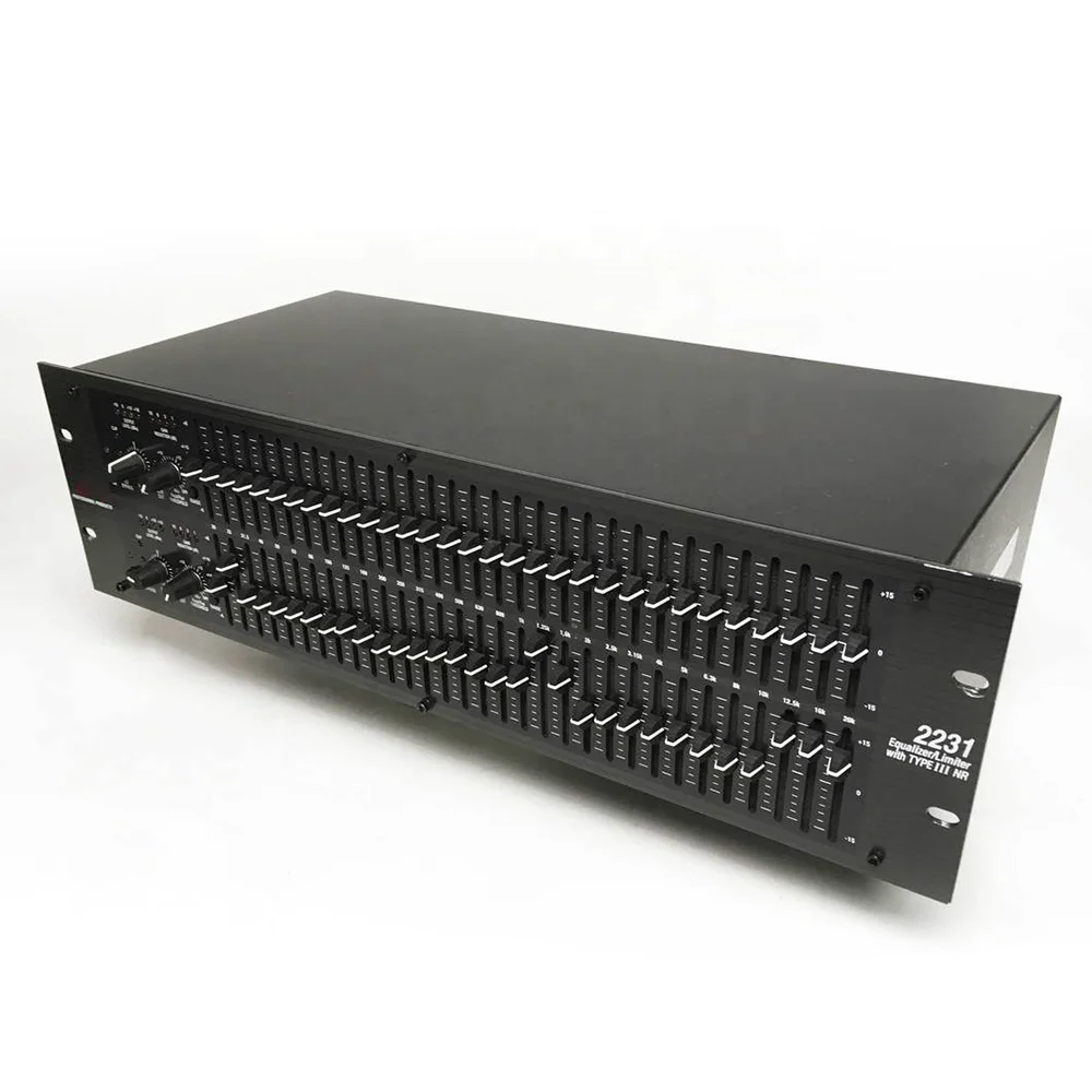 DBX 2231 Dual Channel 31 Band Equalizer for DJs | Professional