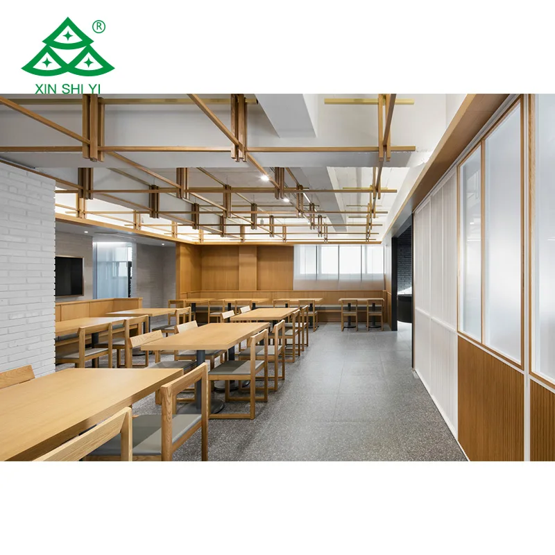 Simple and Economical Design Restaurant /KFC/buffet /student Canteen Furniture Tables Chairs Customization