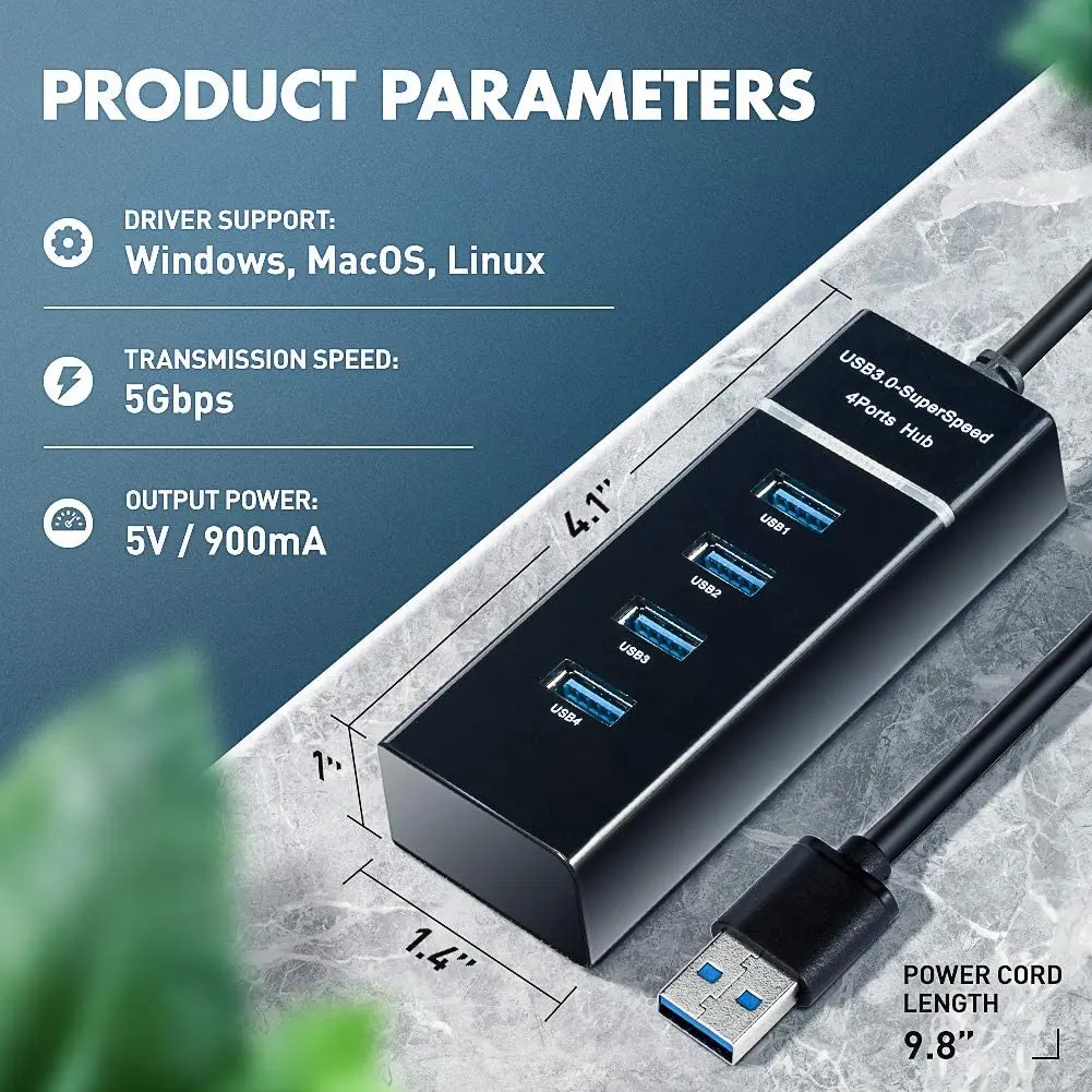 USB 3 0 концентратор 3/6 порт расширитель адаптер Мульти разветвитель sabrent 4-портовый 2 данных type a несколько USB3.0
