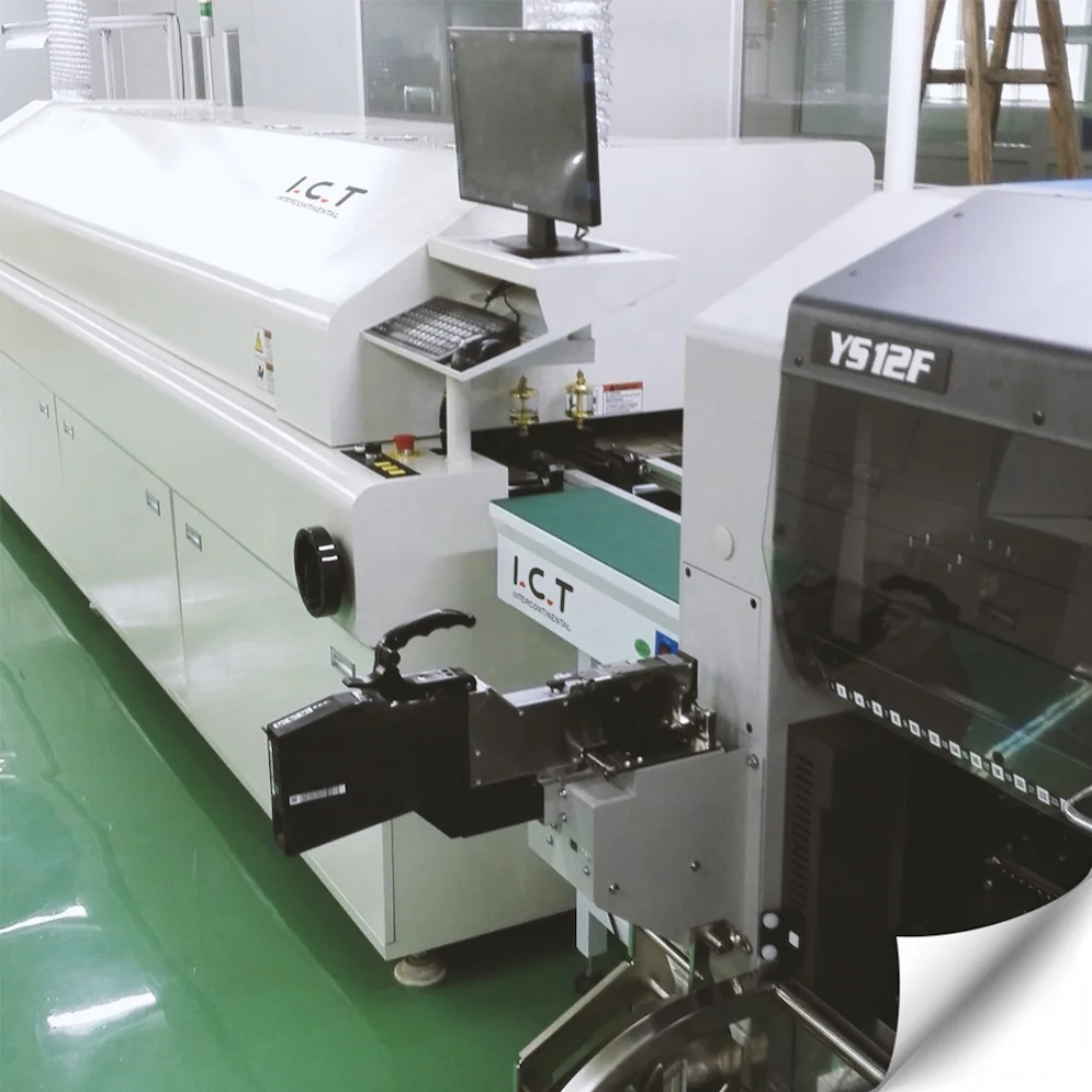 ICT 리플로우 오븐, SMD용 리플로우 솔더링 오븐, SMT 리플로우 솔더링 오븐 기계 제조업체