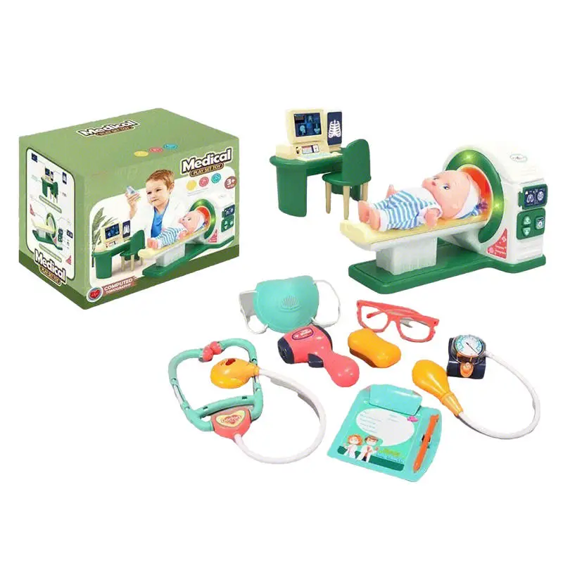 Gifts Kids Educational Hospital CT Scan Machine Doctor Toy Play Set Medical  Doctor Hospital Toys Doctor Baby Doll Toy