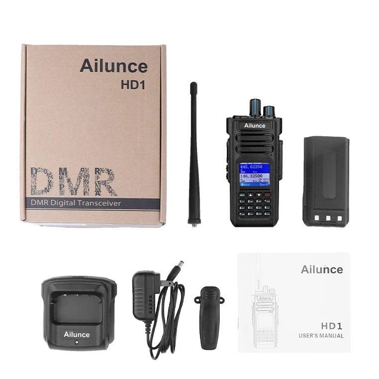 Ailunce Hd1 3000ch Walkie Talkie Dmr Digital Ham Two Way Radio 10w ...