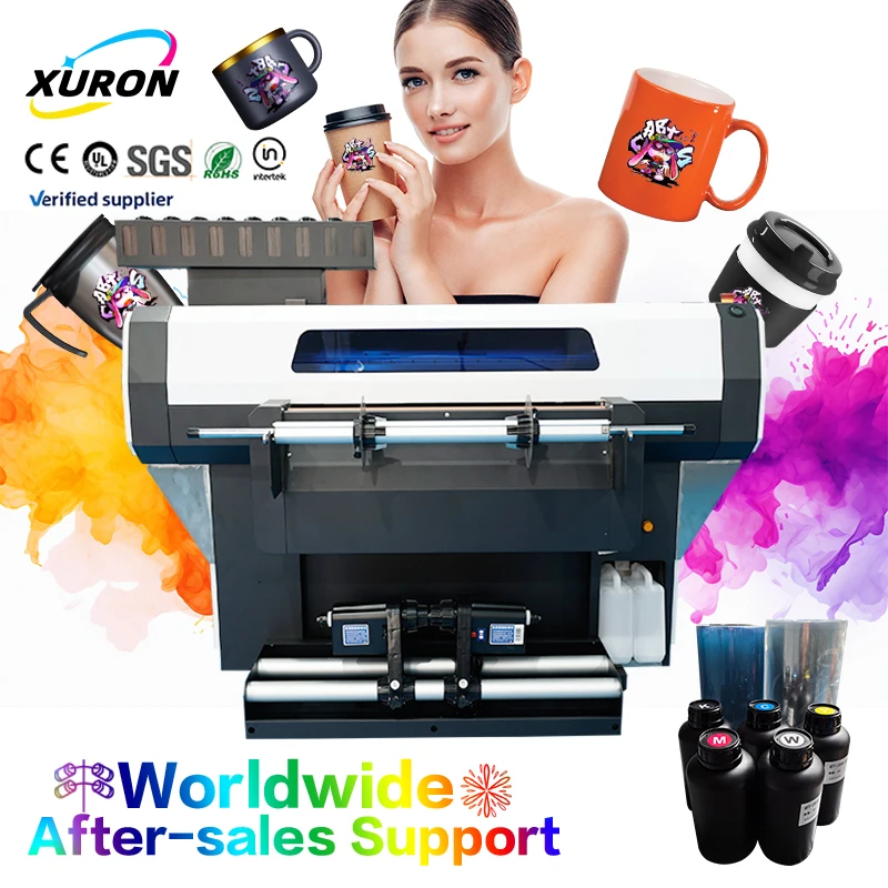 Xurong's EcoDesign Fully Automatic 600mm Roll-to-Roll UV DTF Printer Multifunctional Recyclable Transfer Media Biodegradable