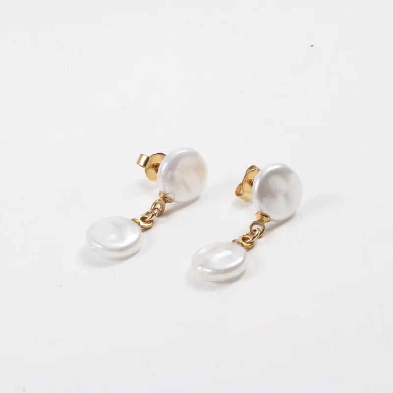 Centi Jewelry Trendy Stainless Steel Pear Earrings Elegant Irregular ...