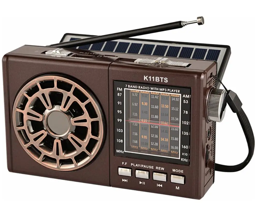 Retro Radio Am/fm//sw1-5 Multi Band Radio Antenna Usb Rechargeable ...