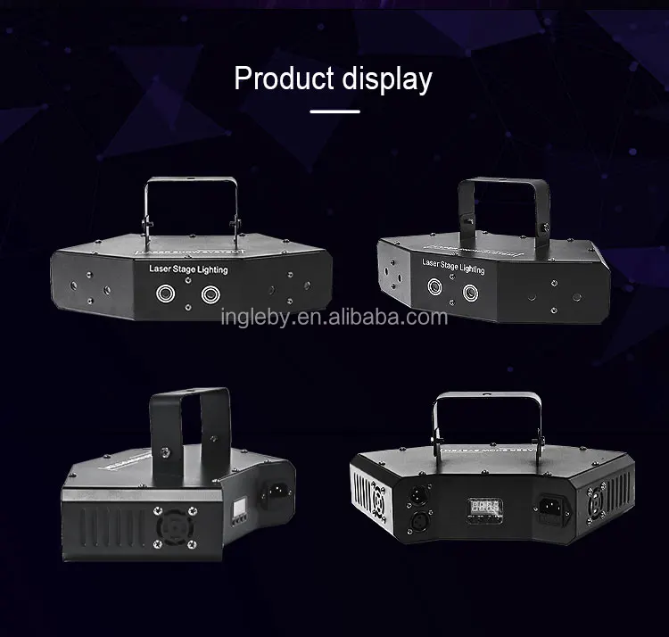 Cheap 6 Eyes Rgb Laser Beam Light With Dmx Sound Sensitive Green 50mw