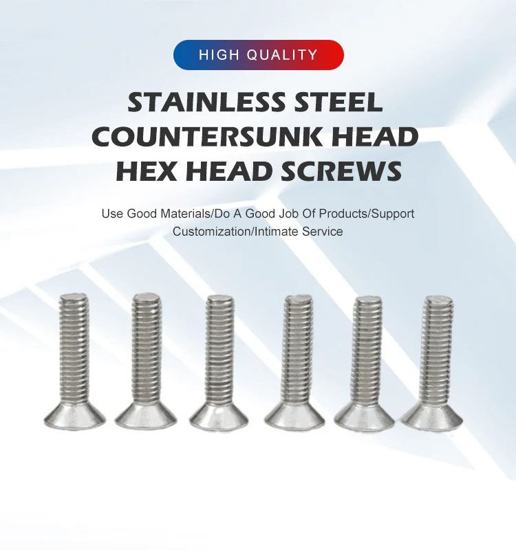 304 Stainless Steal Flat Head Ss304 Phillips Head Cross Countersink ...