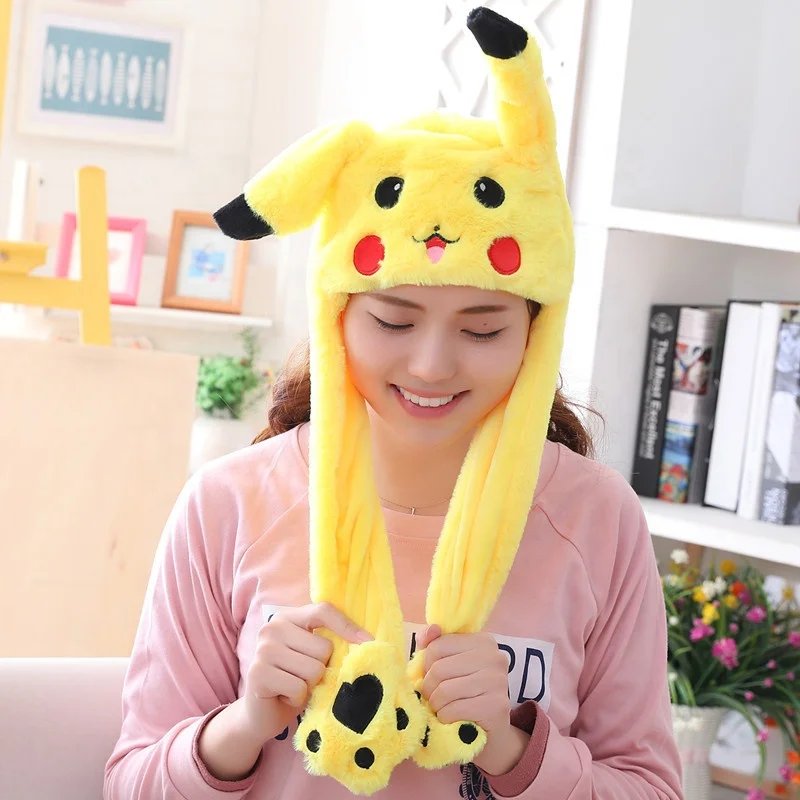 Kawaii Cute Bunny Ears Hat LED Kawaii Flapping Animal Hat Moving