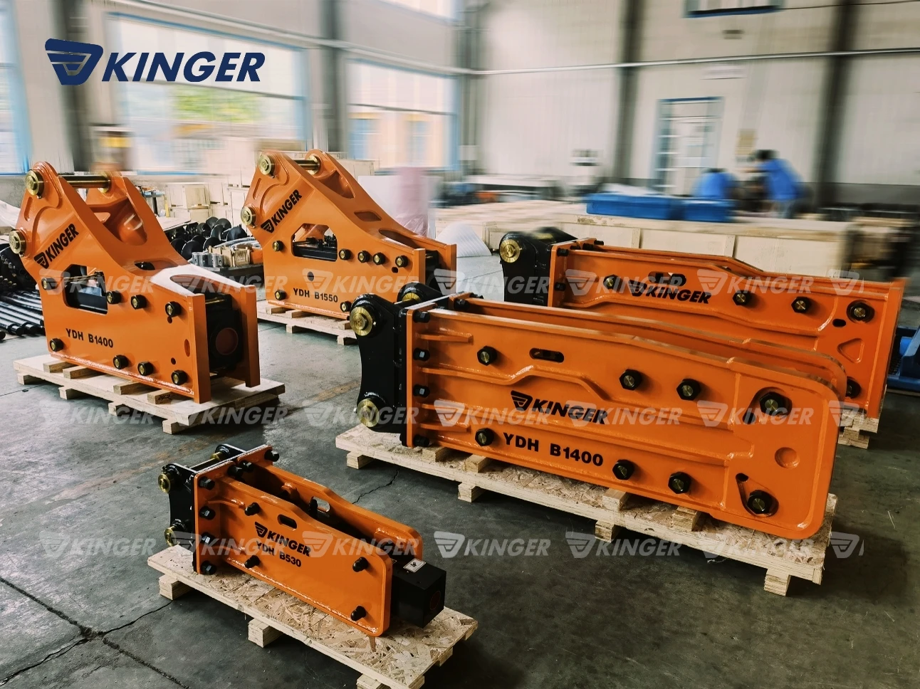 KINGER 1ton Mini Excavator Jack Hammer - Hydraulic Demolition Hammer ...