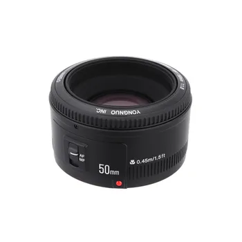 High Quality Camera Yongnuo F/1.8 50mm Large Aperture ManuaI Focus Lens Wide-Angle Fixed for nikon Camera detail image