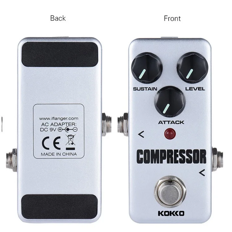 Compressor De Guitarra Kokko Fcp2 Sustainer Mini Effect Peda | Frete grátis