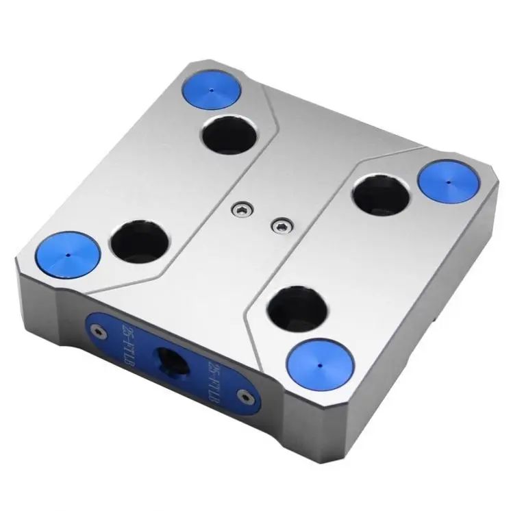 TEBAK  HE-KHDZ96-A HPEDM Pitch 96mm Quick Point Exchange Base Pallet for 5 Axis Self Centering Vise
