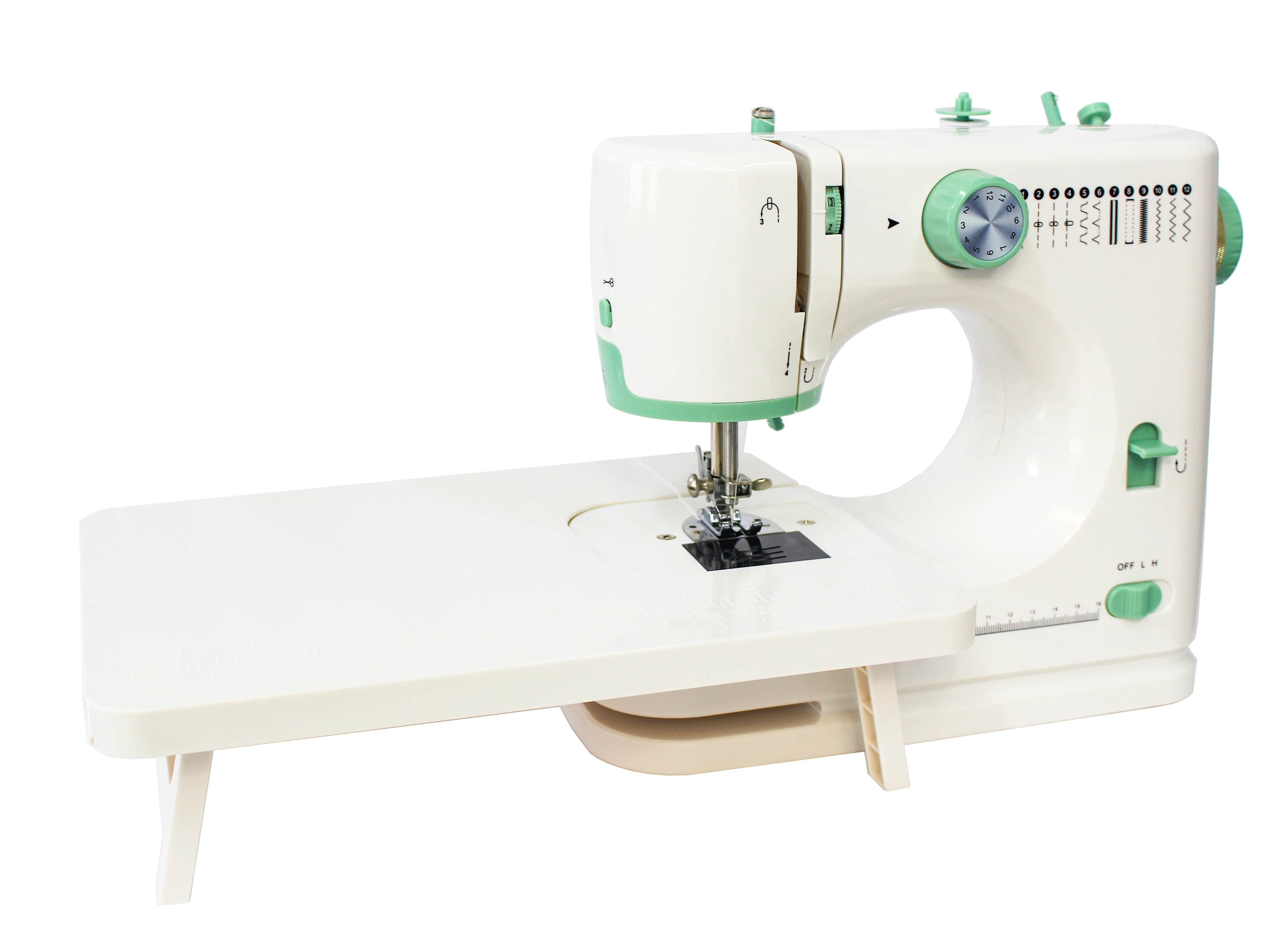 VOF FHSM-520 Automatic Portable Overlock Electronic Sewing Machine for Household with Presser Foot