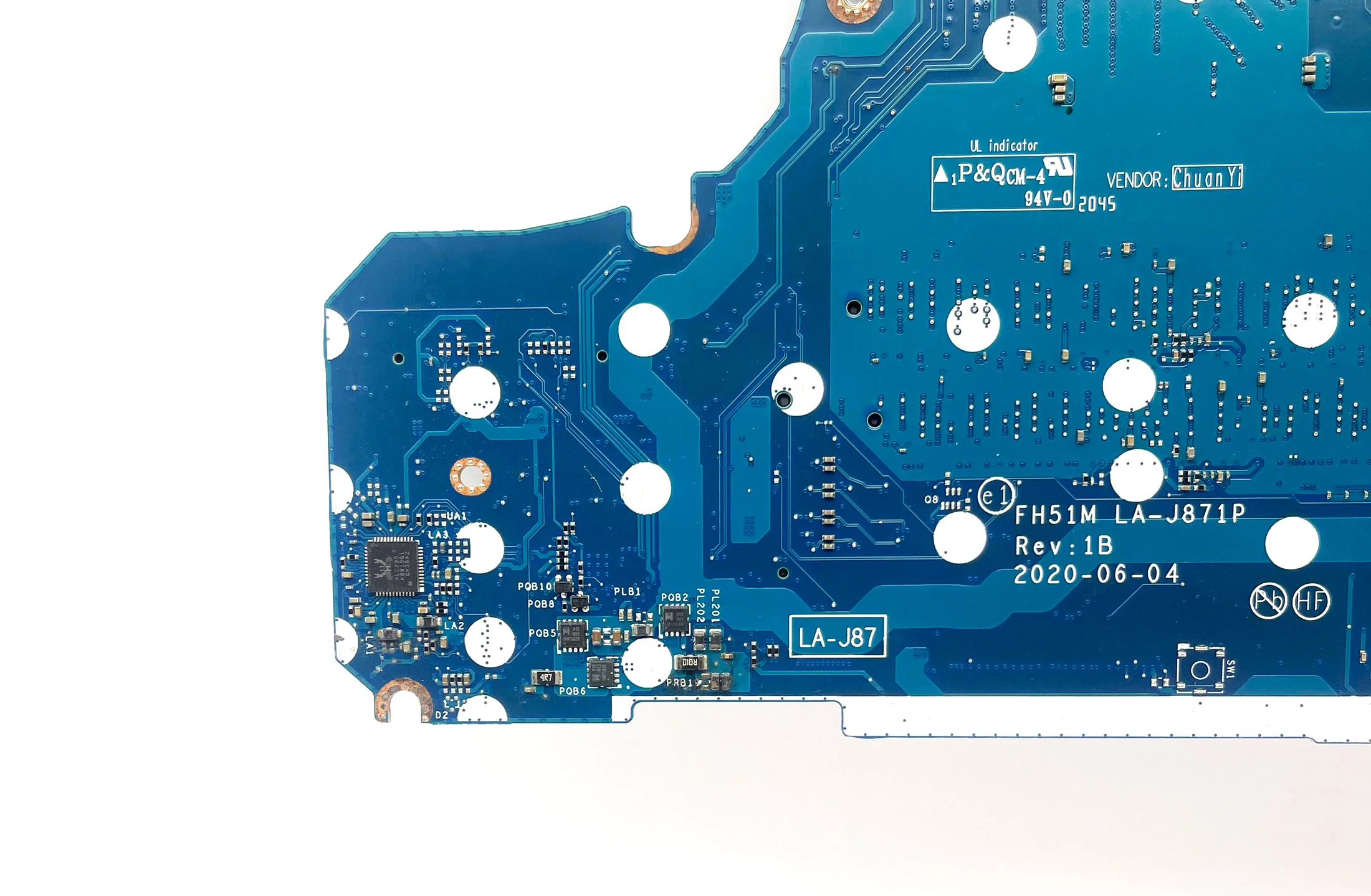 LA-J871P Mainboard for ACER Nitro 5 AN517-52 Laptop