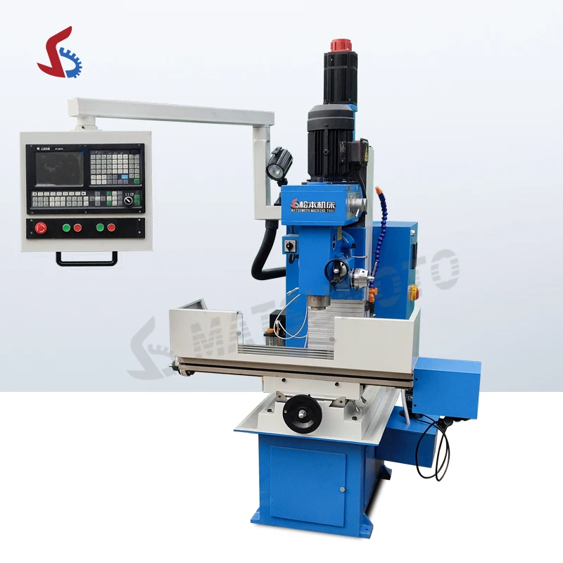 China ZXK50C 2 Axis CNC Vertical Milling Machine Center Light Duty Cnc Drilling and Milling Spindle Taper MT4