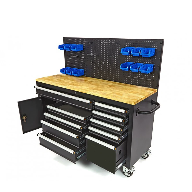 Popular Size Storage System 10-Drawer Tool Chest Cabinet Roller Drawer Cabinet factory