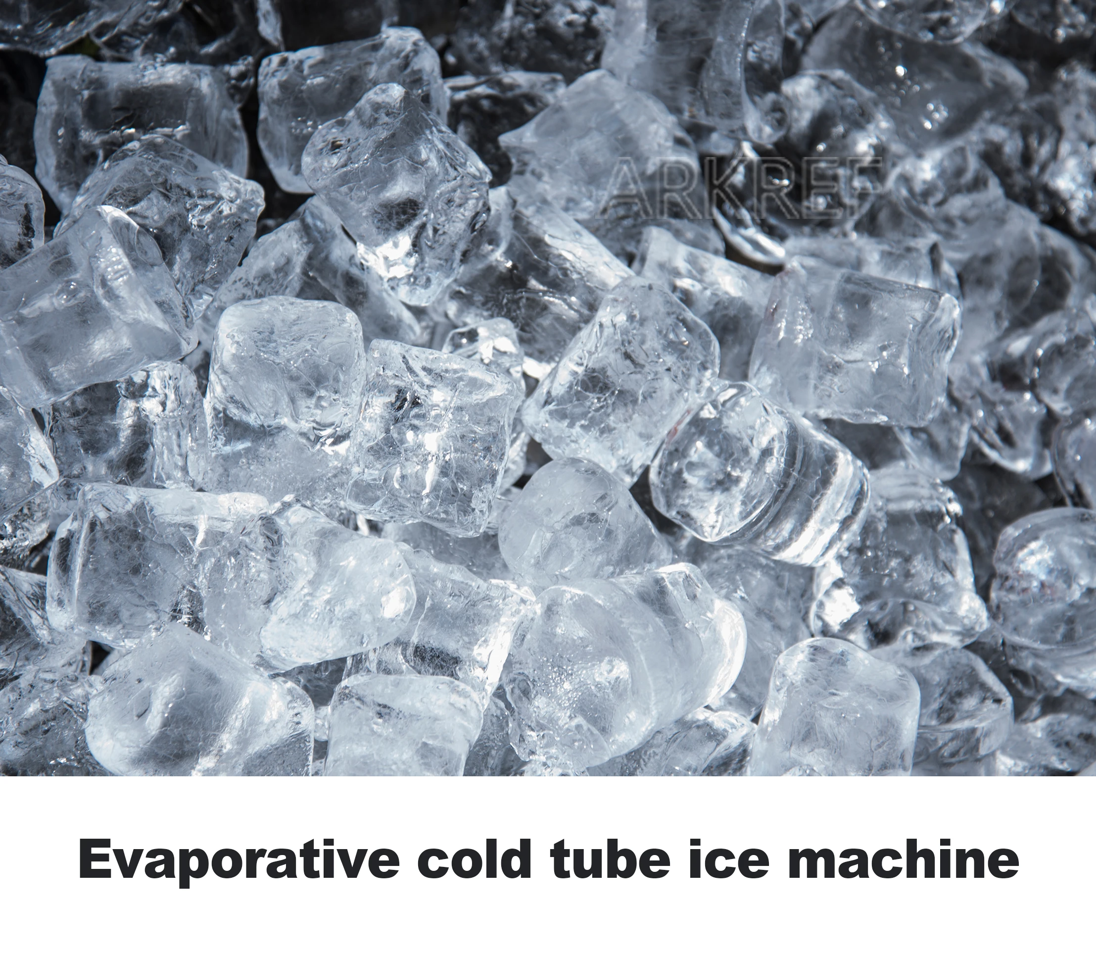 Arkref Commercial Industrial Ice Making Machine  Equipment 5t 8t 10t 15t 20t 25t 30t 40t Per Day Tube Ice Machine