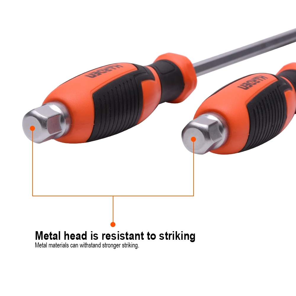 HARDEN Professional Magnetic Screw Driver Hand Tools CRV Flat Slotted Screwdriver