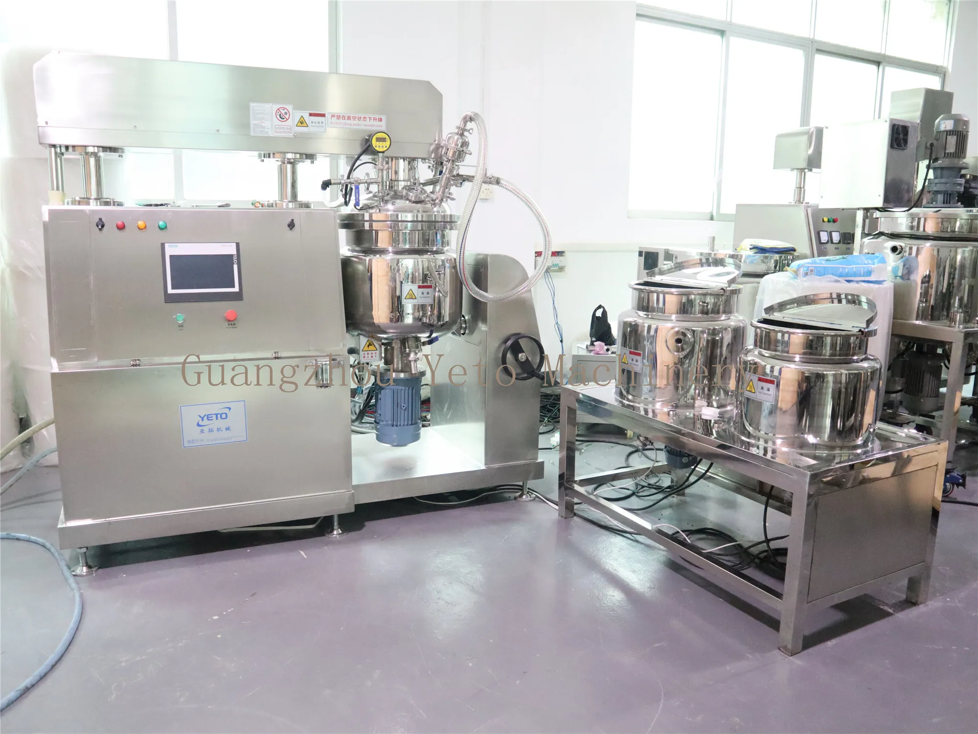 Вакуумный эмульгирующий гомогенизирующий миксер косметическая фармацевтическая мазь для крема оборудование