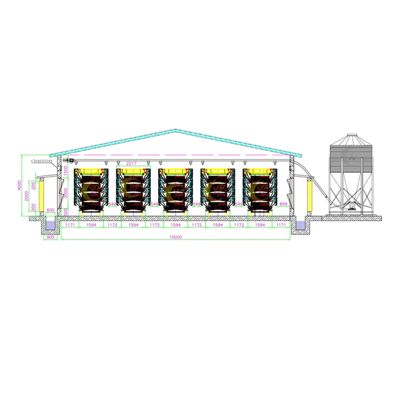 Factory Direct Sale Breeder Laying Hens Rooster Battery Cage Chicken