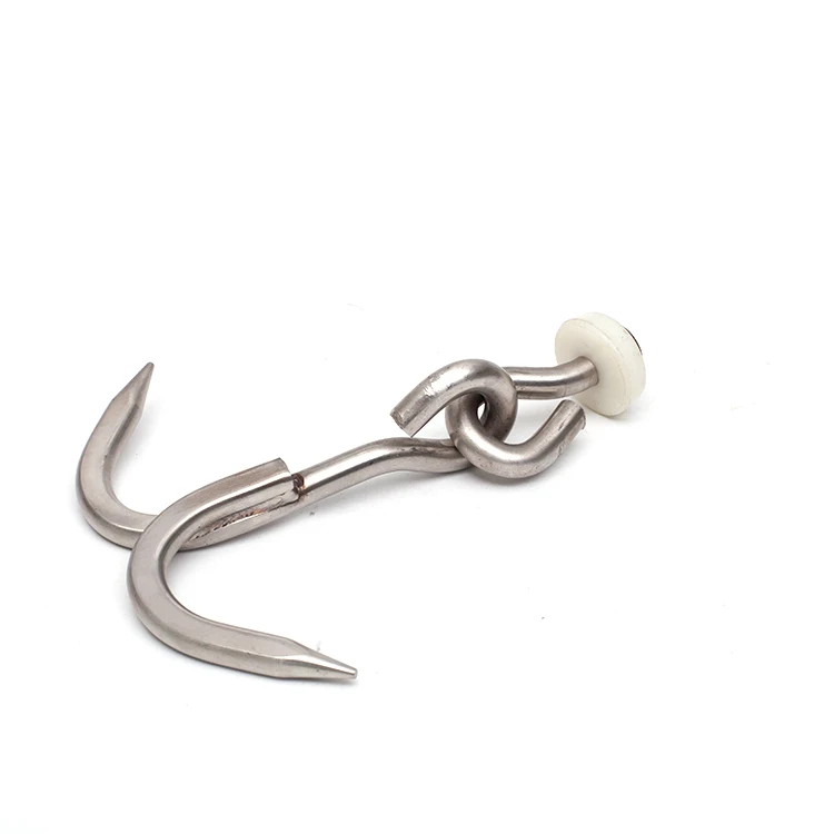 TBF Meat Hook for Butchering Fittings for Slaughter House Meat Hook Trucks Meat Hooks Stainless Steel for Refrigerated Trucks