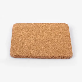 Cork Crafts rectangle 10mm thick big sizeCoaster Pot Mat Non-Slip Heat-Insulating Special-Shaped for Kitchen Table