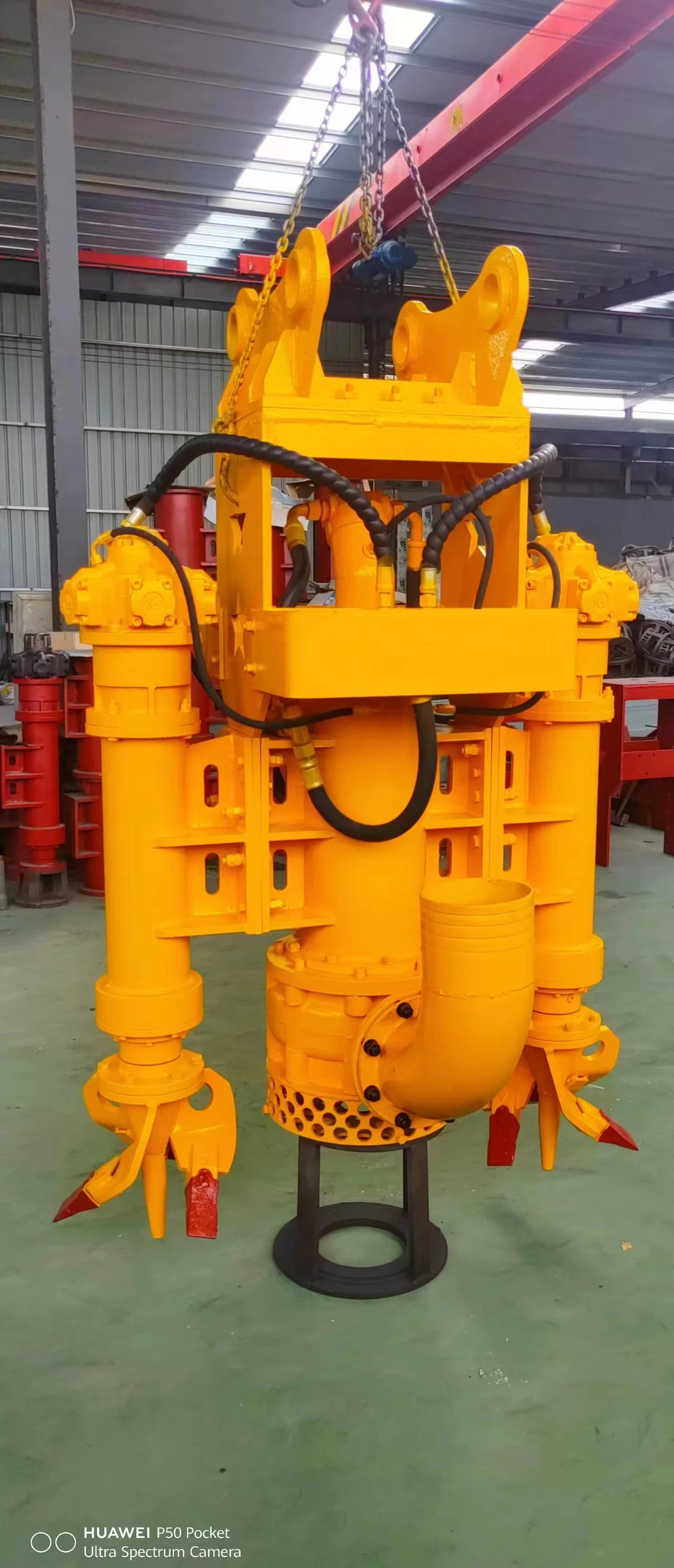Hydraulically Driven Submersible Slurry Pump Sand and Mud Pump With Excavator