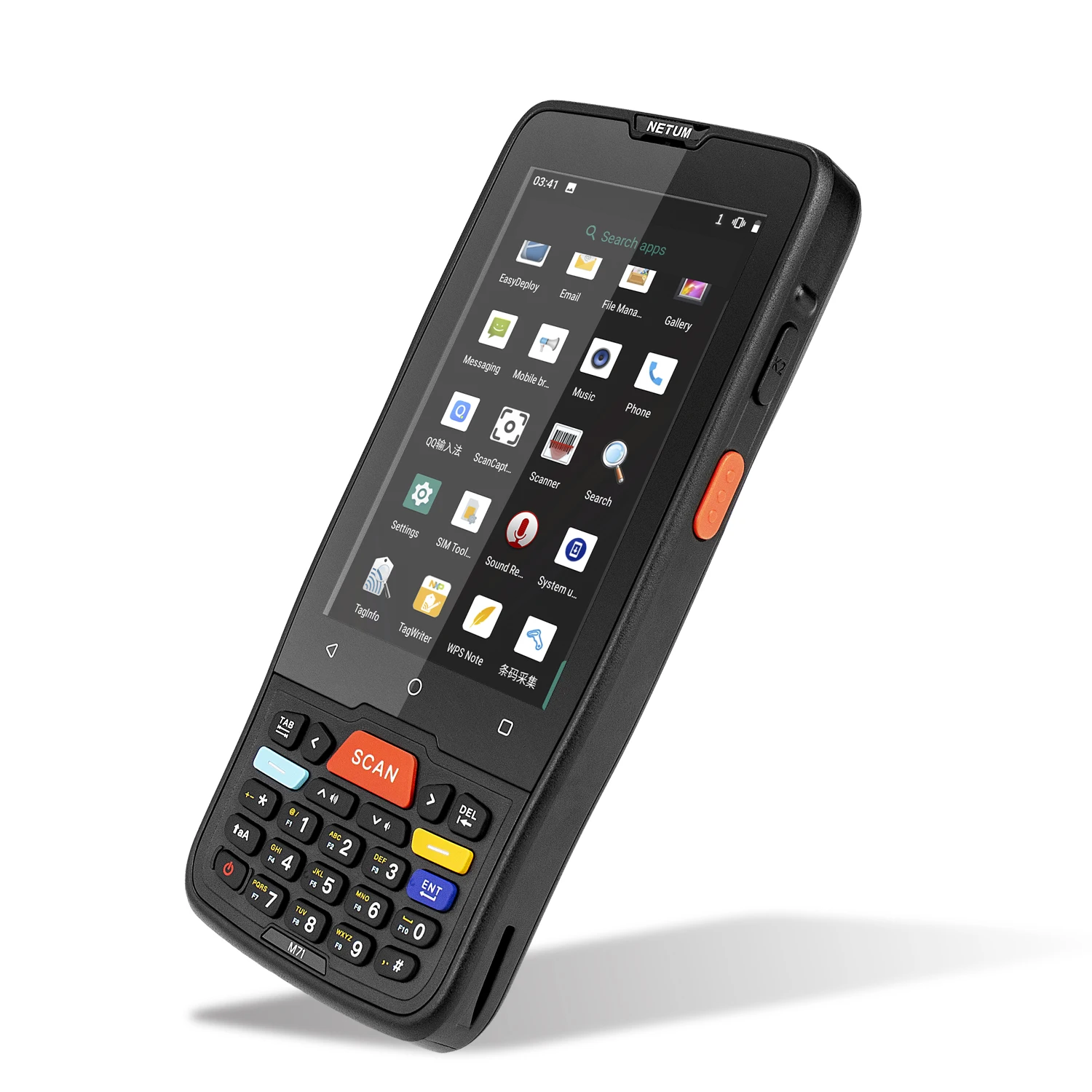 NETUM Rugged M71 Handheld Barcode Scanner & Android PDA
