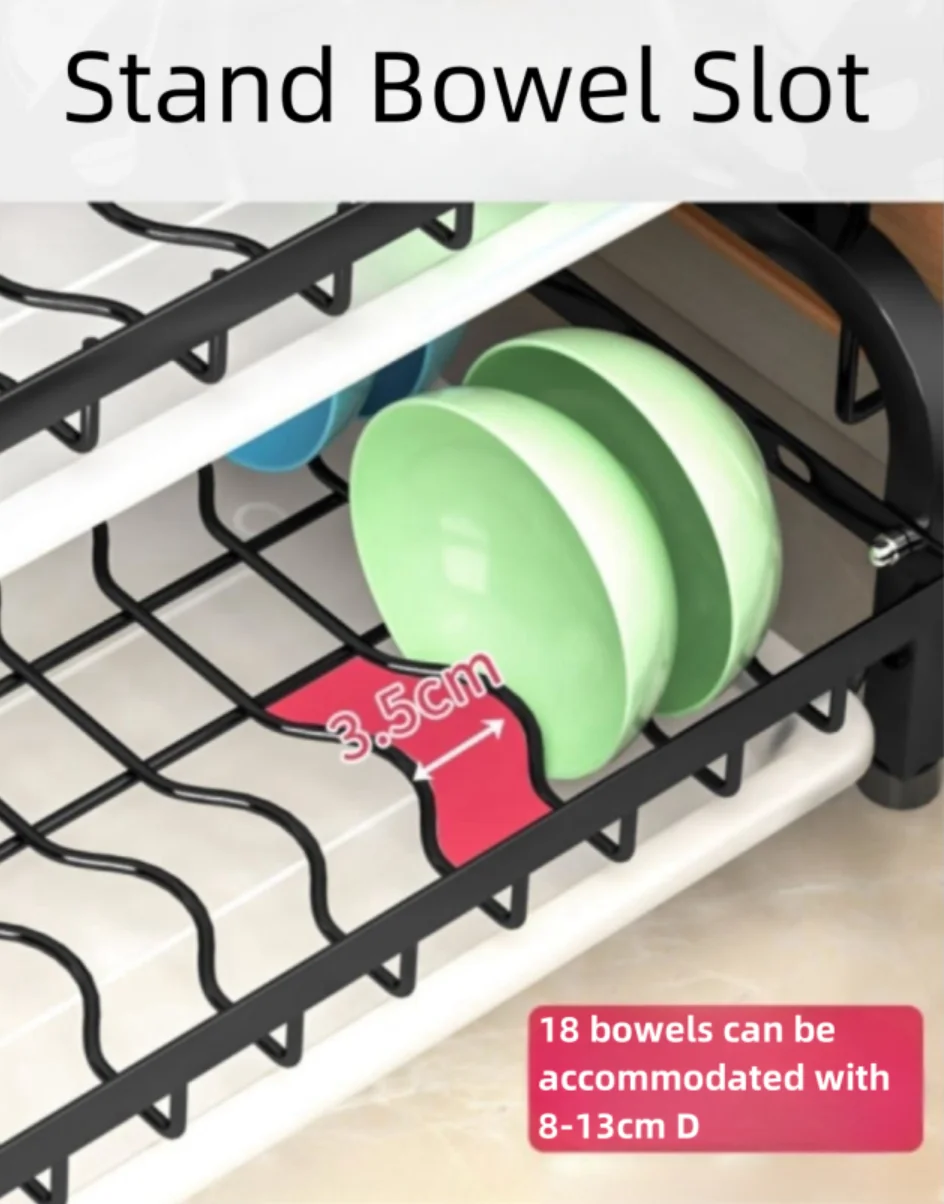 Stainless Steel Storage Rack Kitchen Hanging Rack Household Drainage