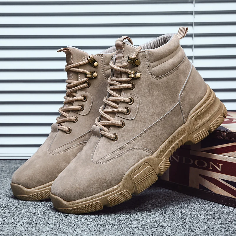 Botas Militares De Cuero De Ante Para Hombre,Botas Militares Estilo  Jungla,Desierto,Trabajo Al Aire Libre,Senderismo,Senderismo - Buy Botas De  Cuero De Ante,Botas De Combate Para Exteriores Para Hombres,Botas Militares  Para Hombres Product on