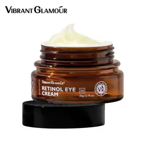 OEM Custom Logo Remove Dark Circles Fade Fine Lines Remove Eye Bags Anti Wrinkle Anti Aging Firming Krim Retinol  Eye Cream