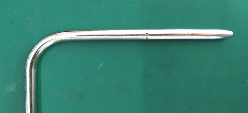 Wind speed measuring pitot tube and wind measuring pitot tube