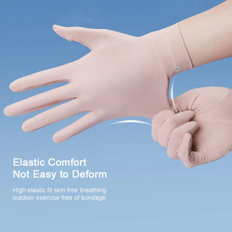Uv Protection Driving Women's Full Finger Touch Screen Thin Gloves Gloves for Sun Protection Women Sunscreen Gloves