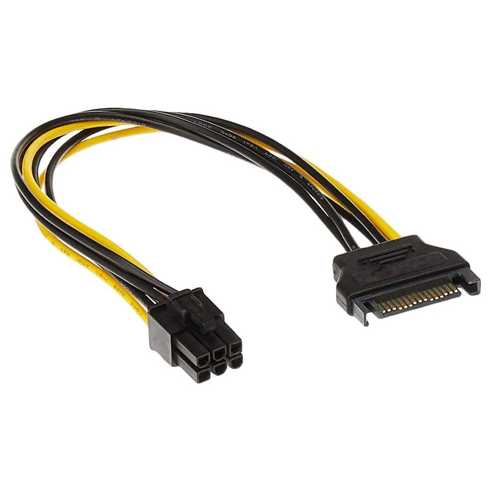 Видеокарта 6 пин. Molex 8980 - PCI-E 6pin,. Удлинитель питания SATA 15pin/15pin. Переходник: Molex 8980 - PCI-E 6 Pin. SATA Power (15 Pin) - 8-Pin (PCI-E).