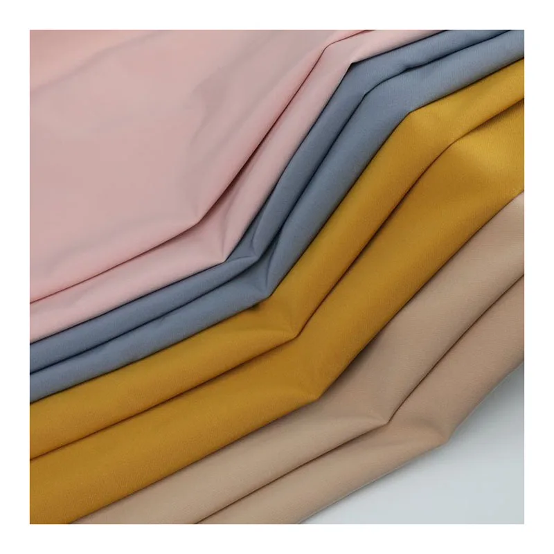 96 Polyester 4 Spandex Double Layer Poly Four Way Fabric for Women Dress  Garment