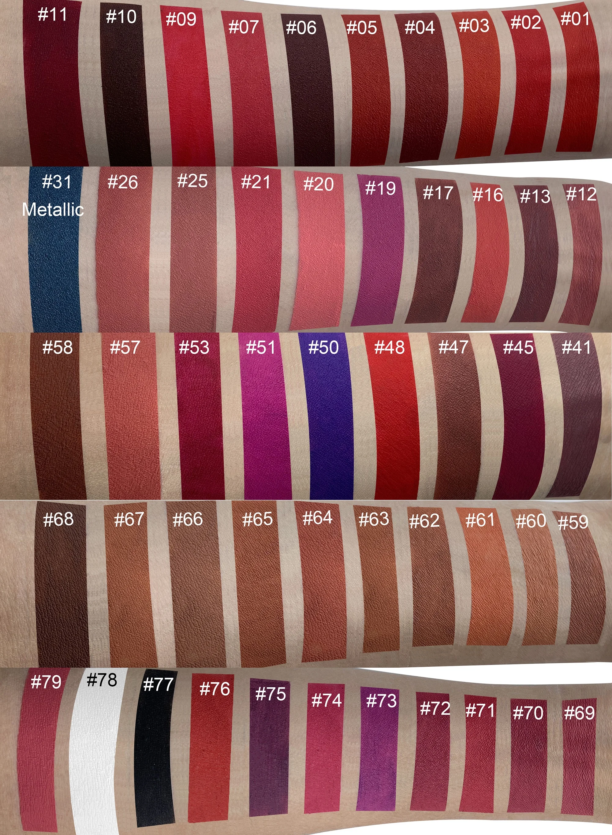 Индивидуальная немаркированная модная цветная Косметическая матовая помада, фирменная торговая марка, Сделайте свою собственную помаду