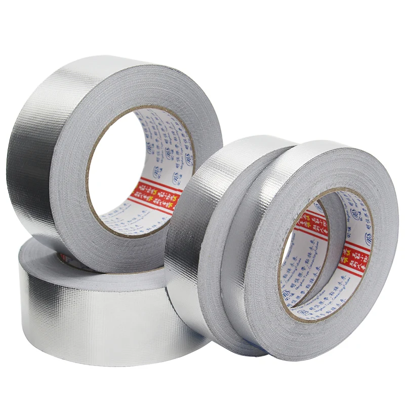 Aluminum Foil Glass Fiber Filament High Quality duct pipe tapeHeat Insulation Adhesive Tape for Pipe