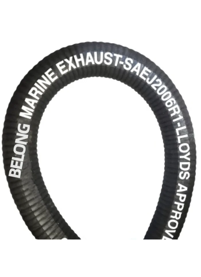 Sae J2006 R1 R2 Flexible Corrugated Boat Ship Marine Wet Exhaust Hose Hard Wall 3'' 4'' Buy